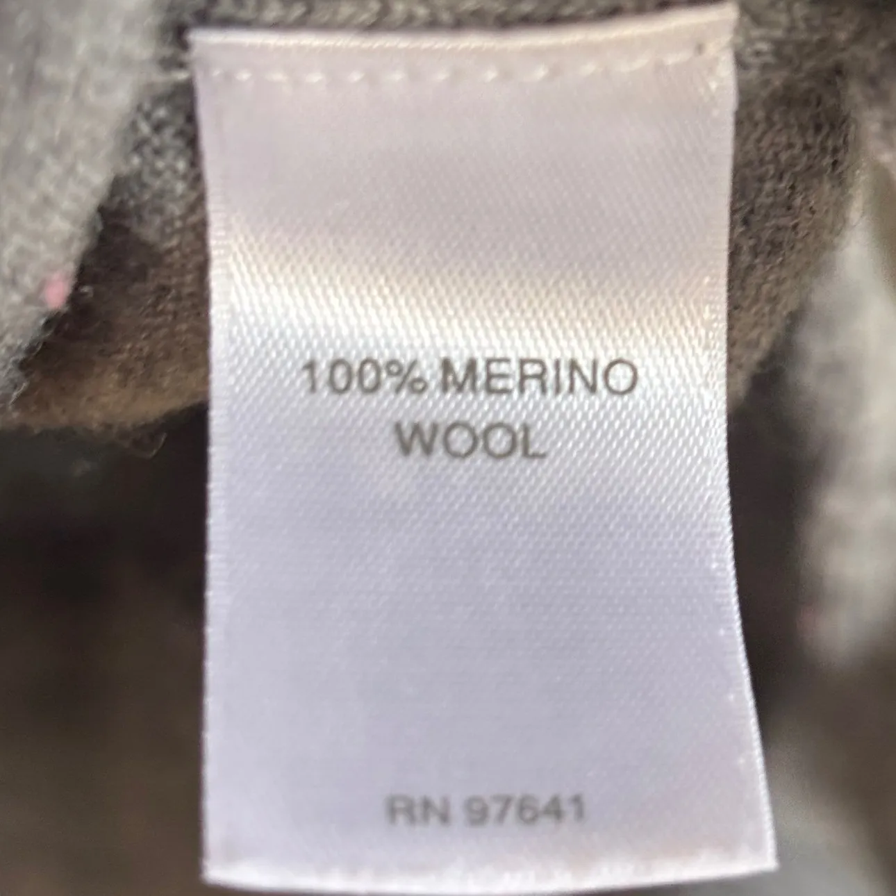 J Jill Merino Wool Washable Sweater M Grey Long Sleeve Layered Look Pullover Gray Size M - Image 4