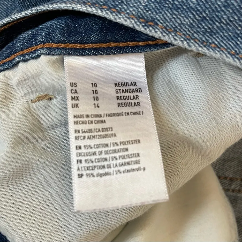 American Eagle Women’s Mom Jean Blue Size 10 - Image 4