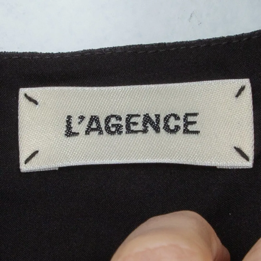 L'Agence‎ Black Velvet Halter Jumpsuit Size 2 - Image 5