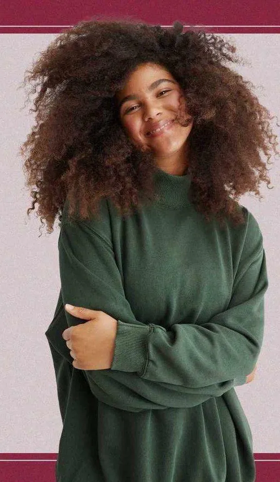 Aerie Oversized Mockneck Sweatshirt - Image 2