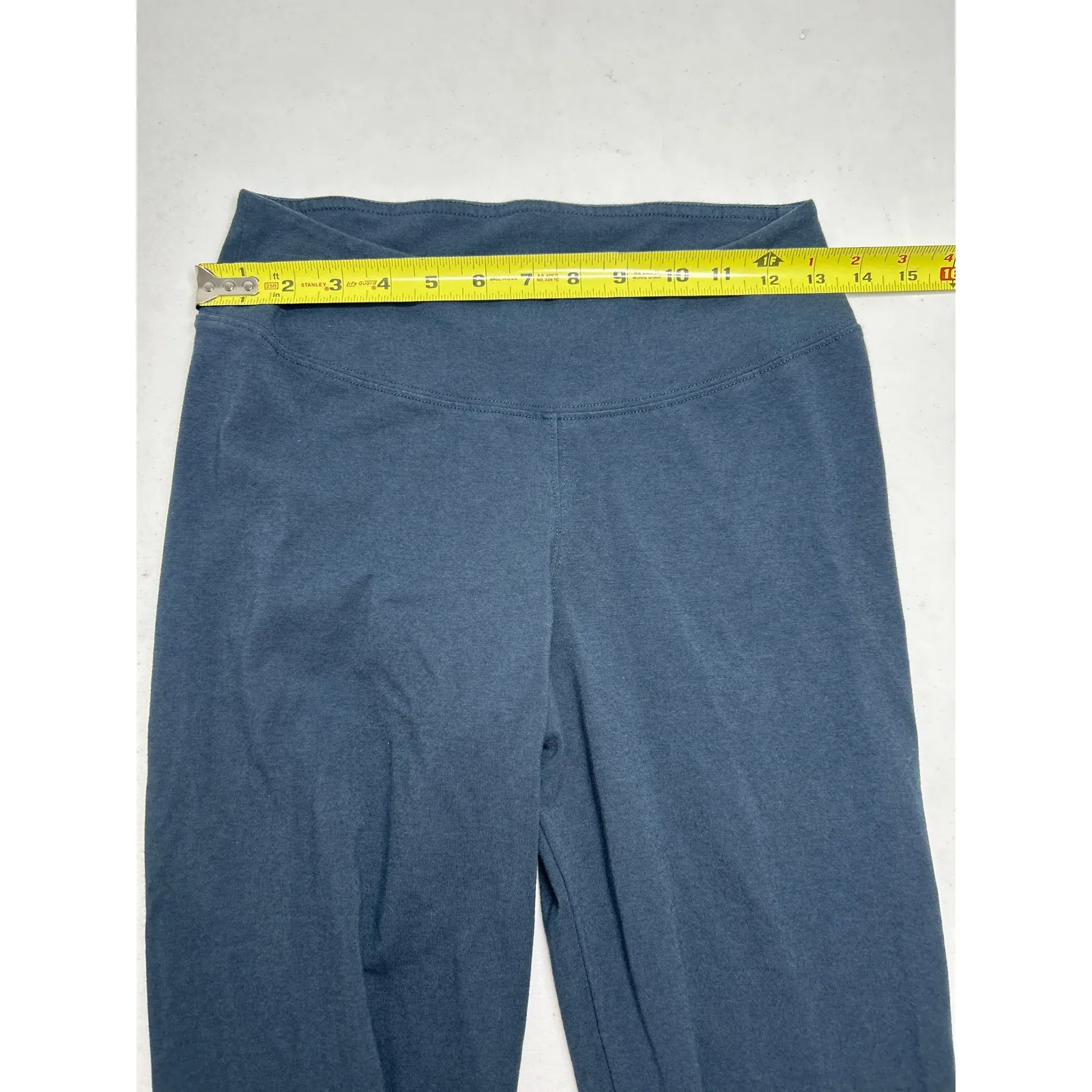 Peruvian Connection women’s dark teal size medium leggings. - Image 3