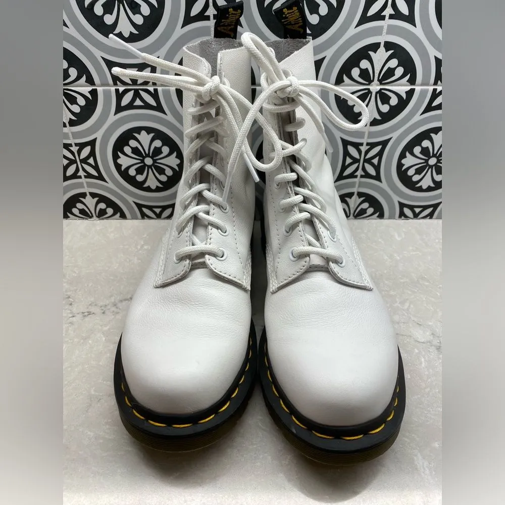 Dr. Martens 1460 Pascal 8-Eye Boot White Size Womens 8 - Image 3