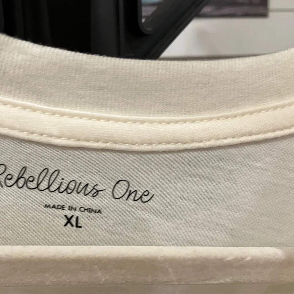 Rebellion Bon Voyage Graphic Tee - Cream - Image 5