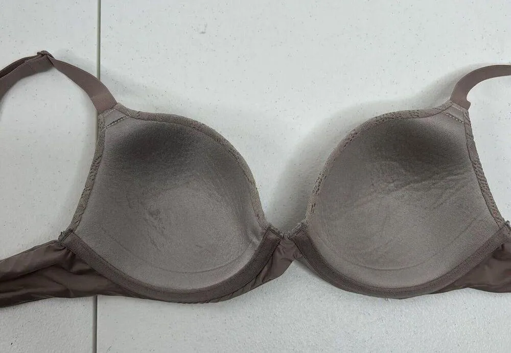 Maidenform Size 32A Bra One Fabulous Fit 2.0 Tailored Demi DM7543 Taupe Women's - Image 9