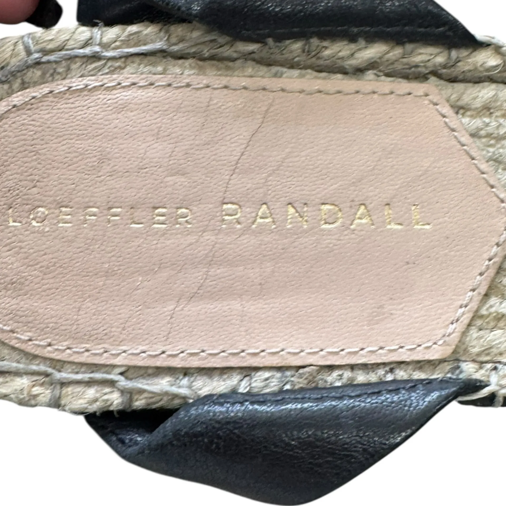 Loeffler Randall Black Heloise Espadrille Ankle-Tie sandals Size 8 - Image 6