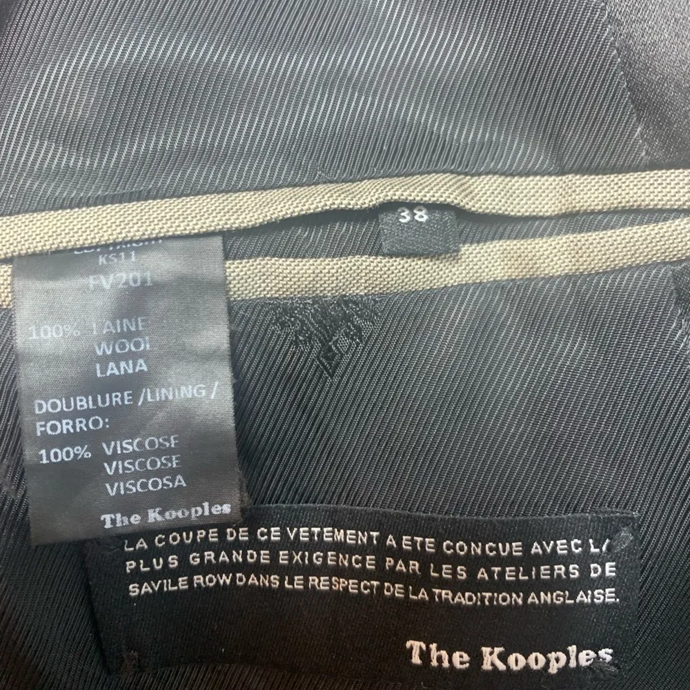 The Kooples Tan and Black Blazer Structured Tailored Design Ladies Size 38 US 6 - Image 12