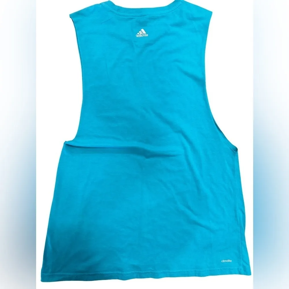 EUC ADIDAS Muscle tank top size M - Image 2