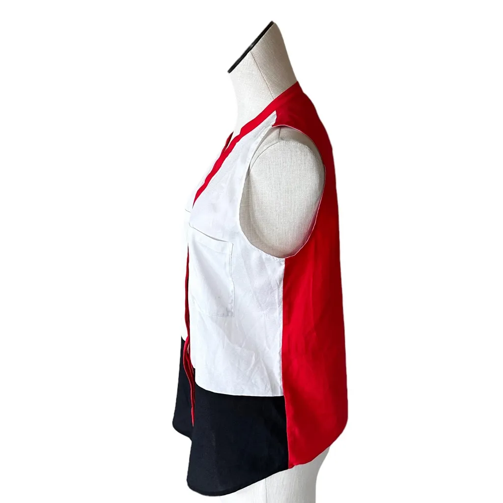 NWOT IVANKA TRUMP COLOR-BLOCK BUTTON DOWN SHIRT - Image 5