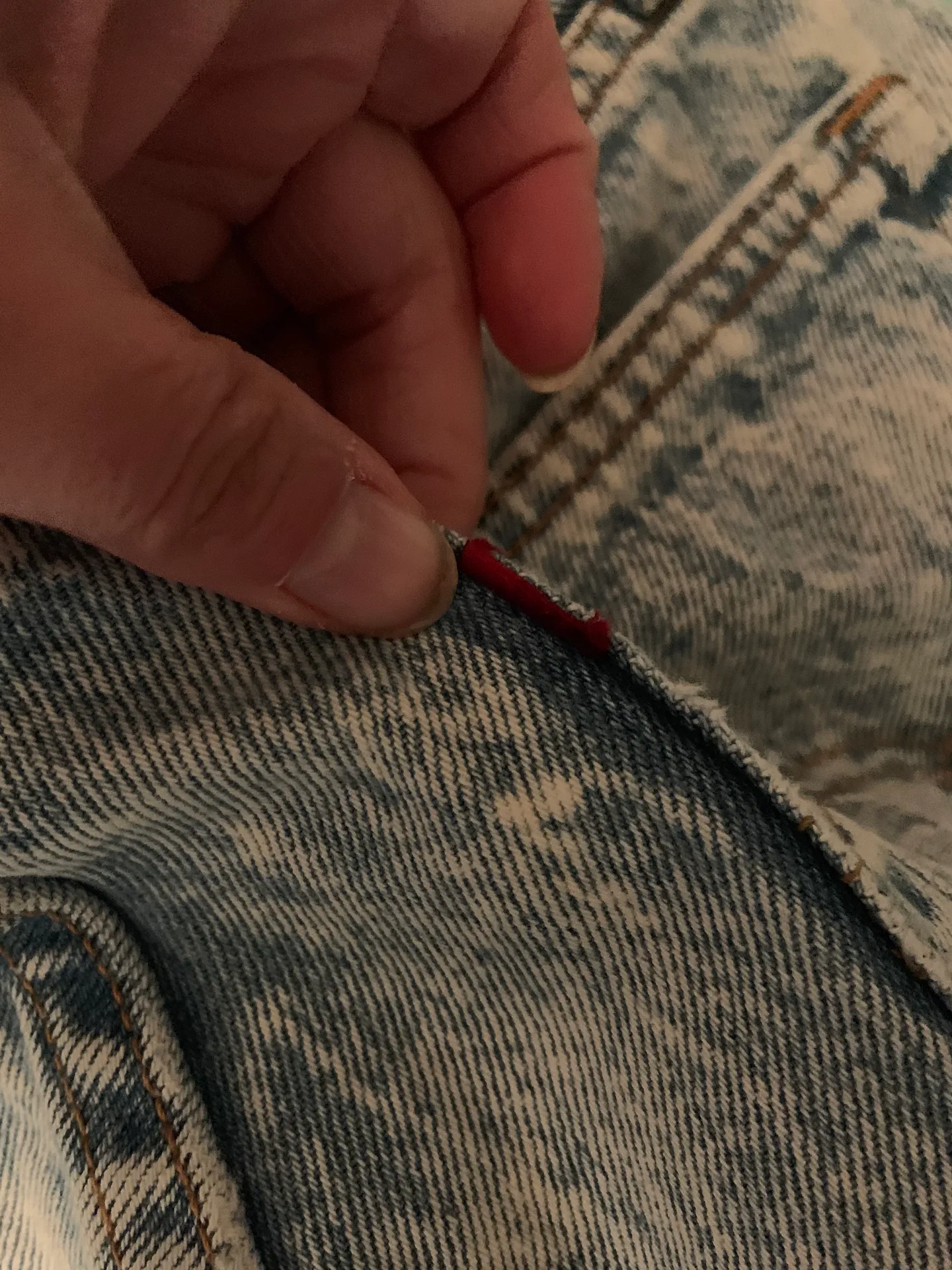 Levi’s Acid Wash Levi Shorts - Image 9