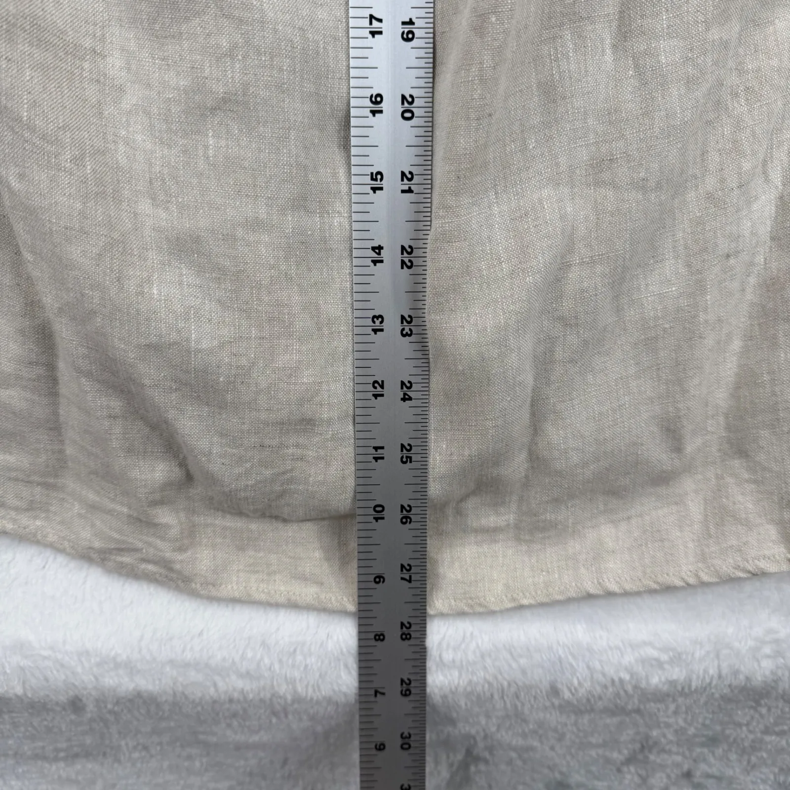 Reformation XS Beige Linen Halter Maui Mini‎ Dress Sleeveless Casual Womens - Image 4