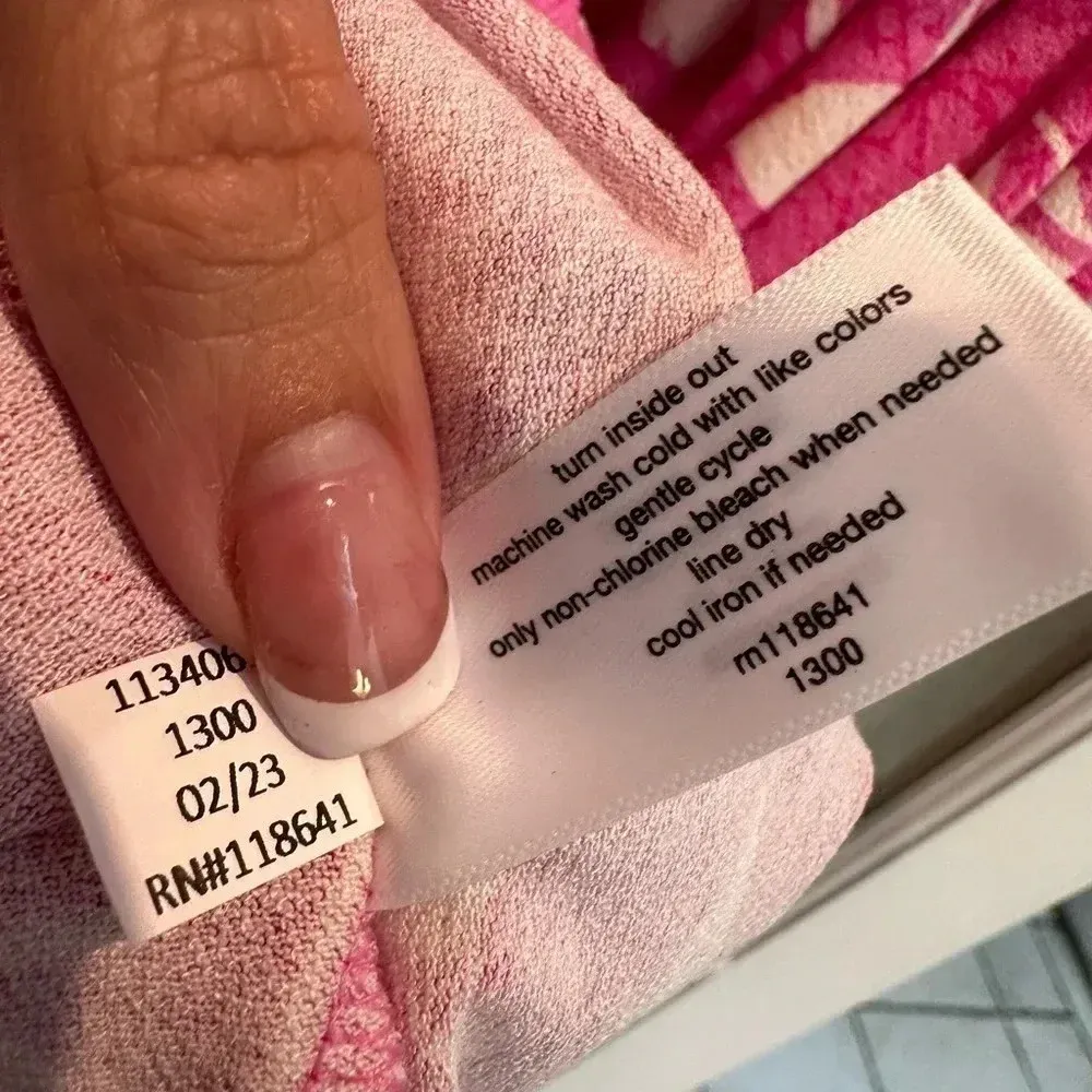 Lane Bryant Cabo Flower Flutter-Sleeve V-Neck Knit Swing Dress Plus Size 14/16 - Image 12