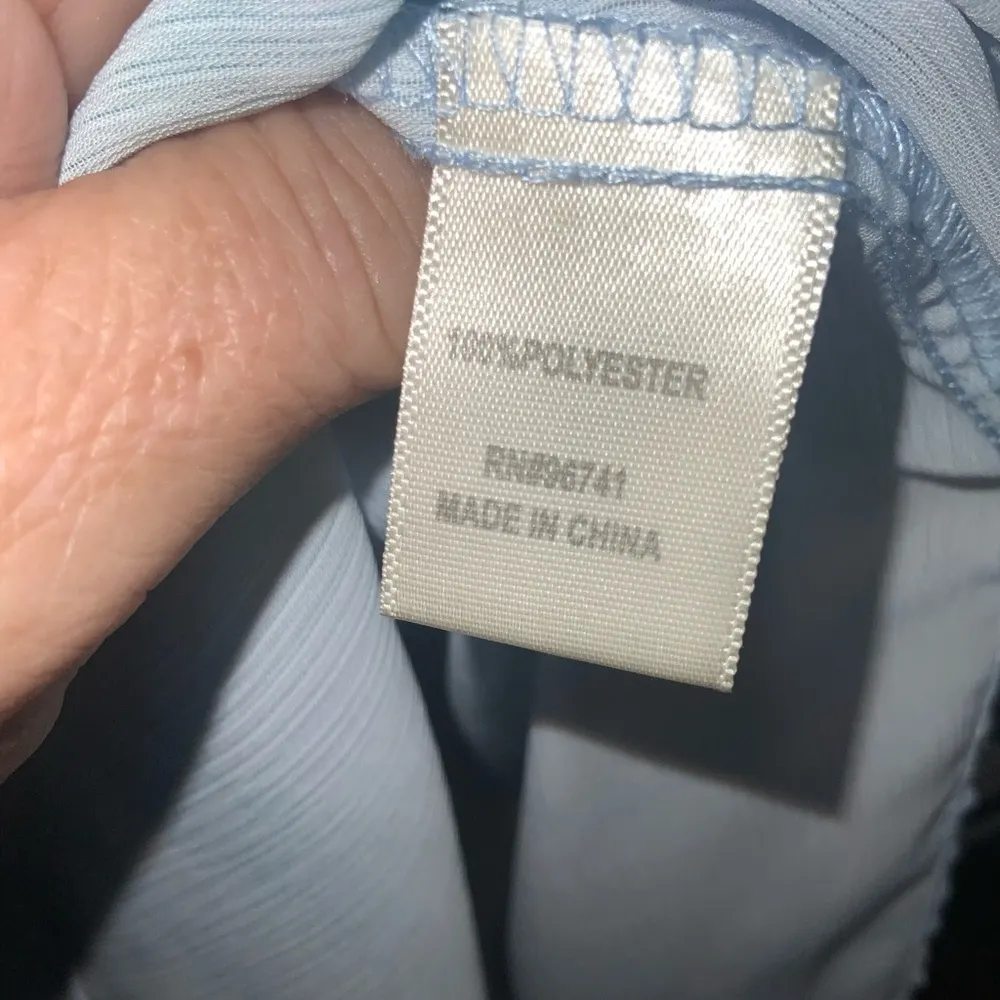 Truself Pastel Watercolor Loose Tunic Tab Sleeves V-Neck & Olive Green Kimono 1X - Image 11