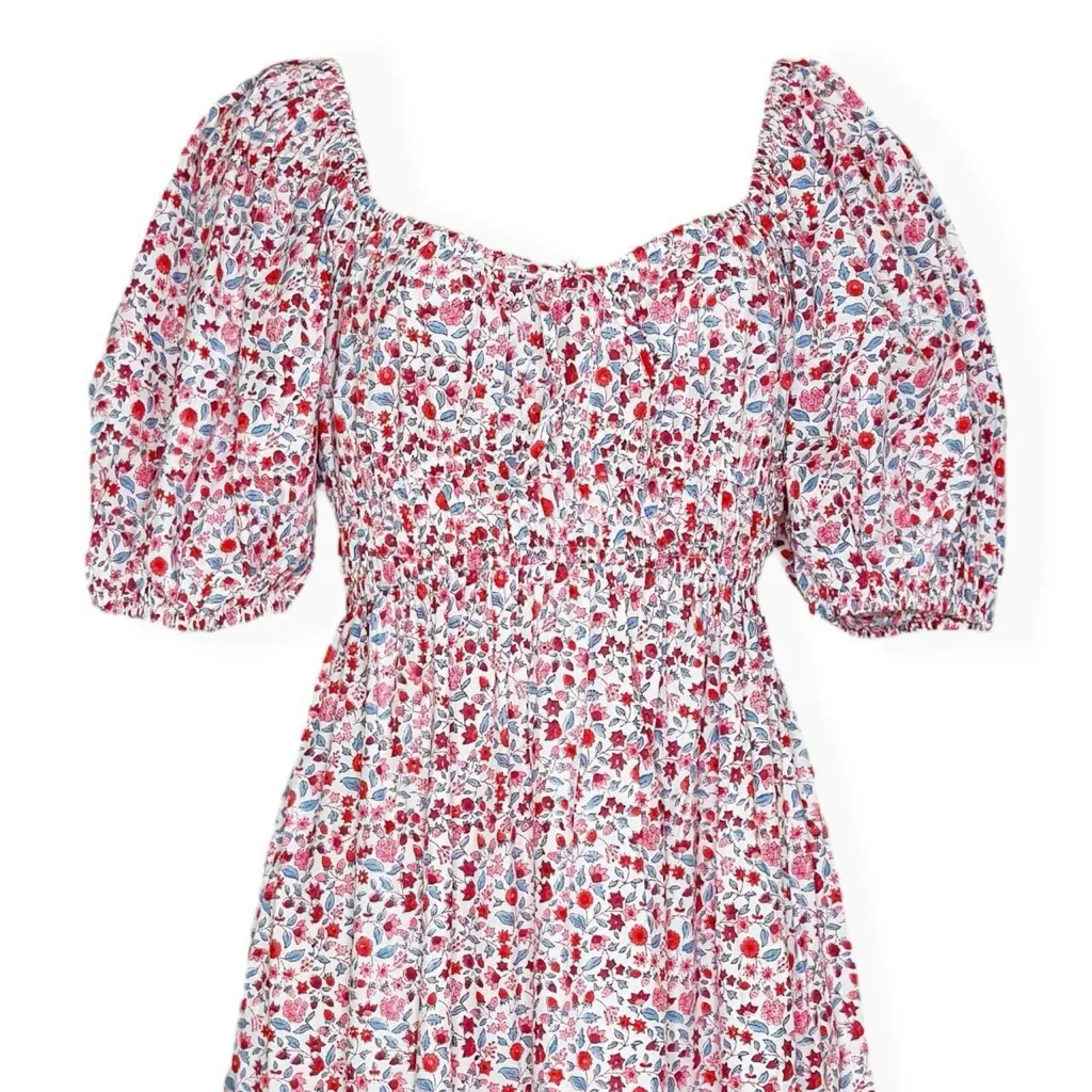 PINK CITY PRINTS Sweetheart Rah Rah Dress, Scarlet Forest, XS - Image 7