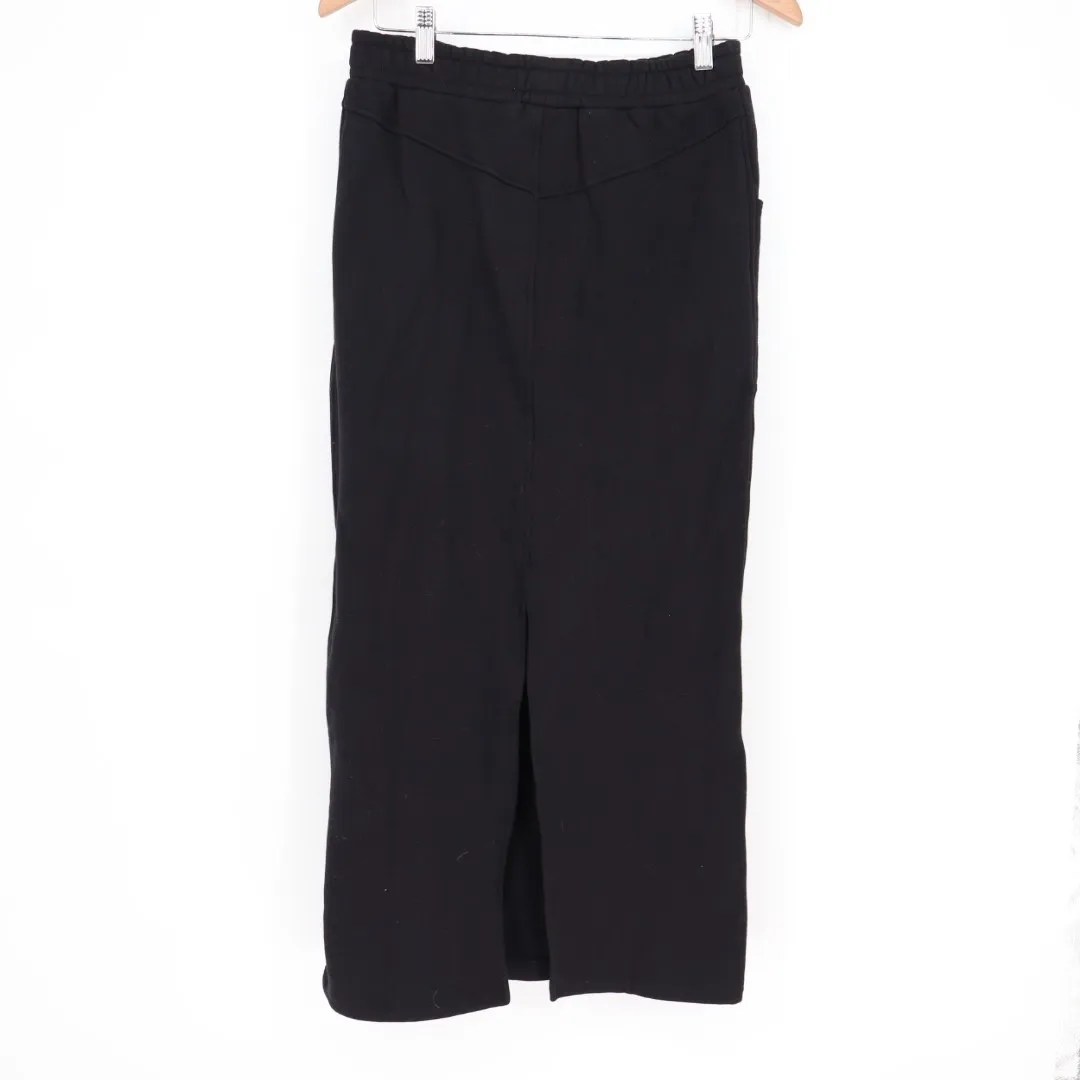 American Giant Women's Midweight Fleece Skirt Size S Made In USA Black - Image 4