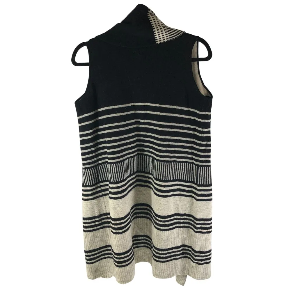 Vince Sweater Vest Cardigan Duster Open Front Shawl Collar Wool Cashmere XS - Image 2