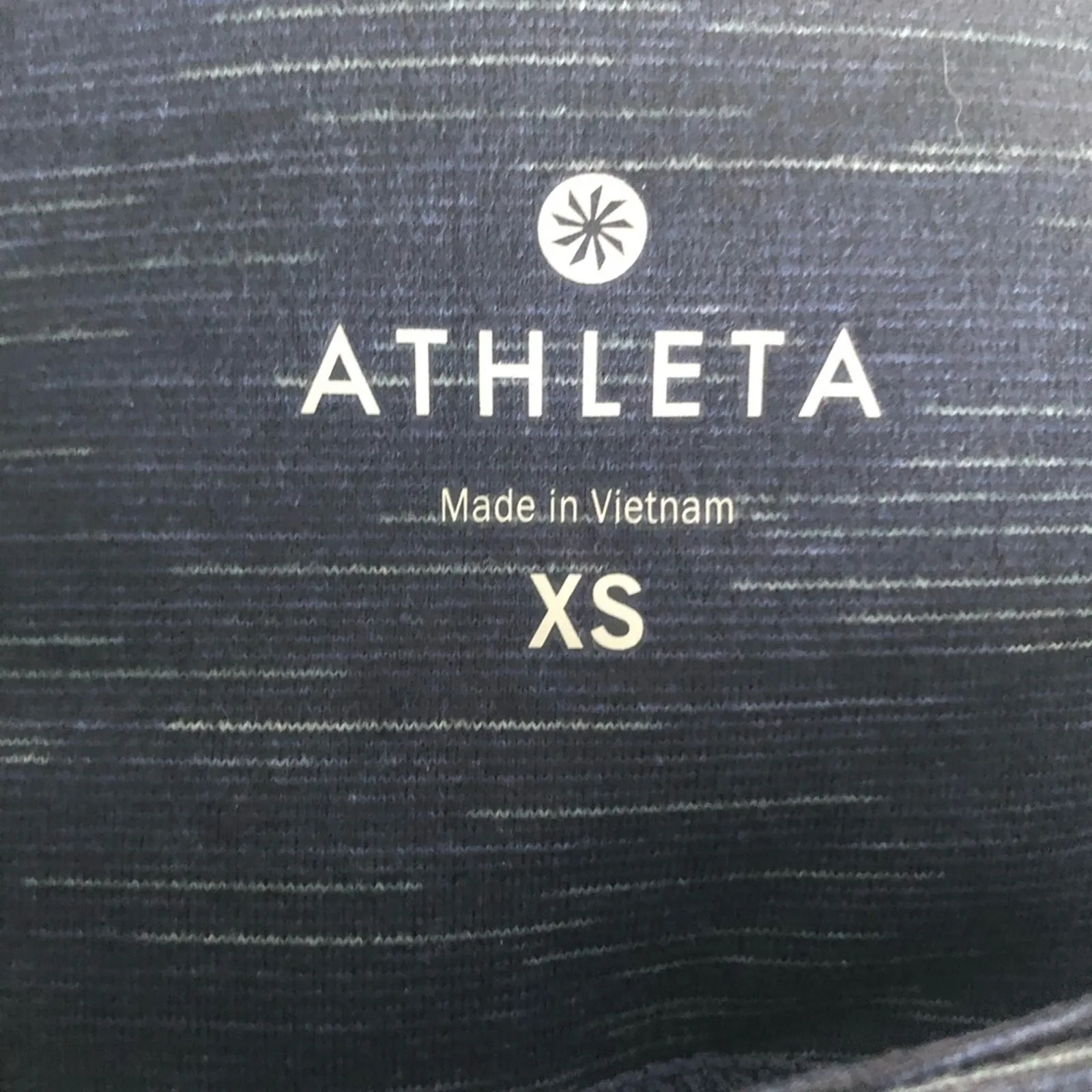 Athleta Quest Chaturanga Space Dye Yoga Leggings XS Purple Blue - Image 9