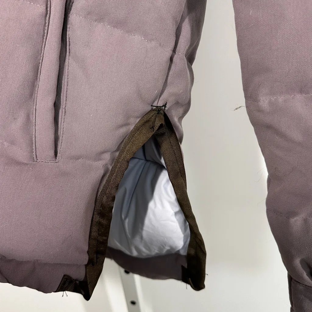 Patagonia Women’s L Western Yoke Down Puffer Jacket purple/Navy - Image 5