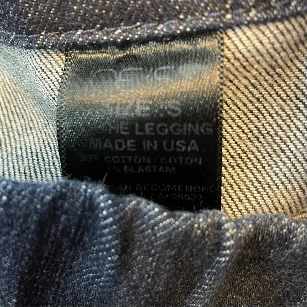 Joes Jeans The Legging Pull On Skinny Dark Denim Jean pants ankle zip womens S - Image 11