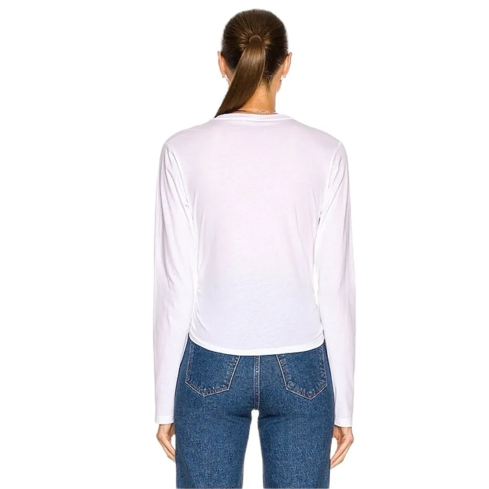 A.L.C. - Jordan Long Sleeve Surplice Tee Shirt Sz L - Image 2