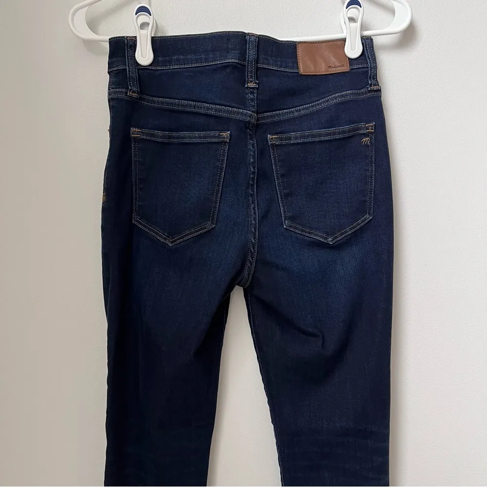 Madewell 9” Mid-Rise Skinny Jeans Women's Size 26 Dark Wash - Image 11