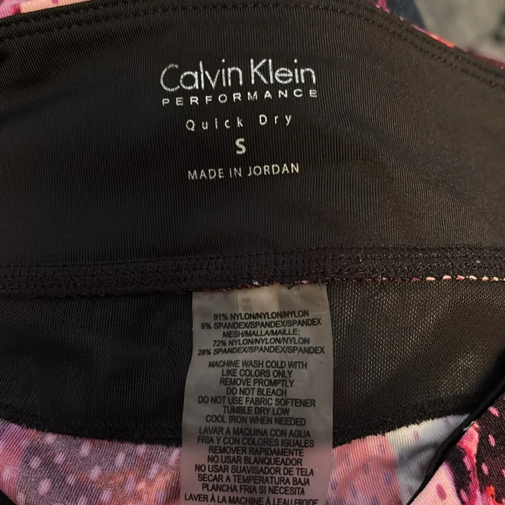 Calvin Klein performance quick dry athletic leggings size S Purple - Image 4