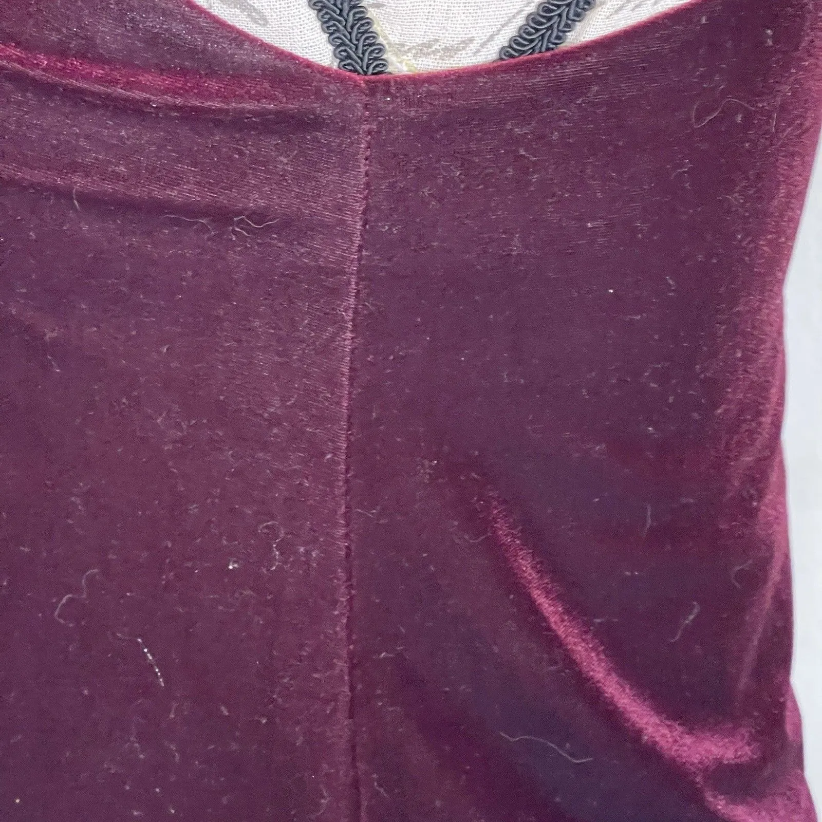 Aqua Womens Top XS Velvet Crush Edgy Emo Gothic Y2k 90’s Whimsigoth Vamp Witchy - Image 8