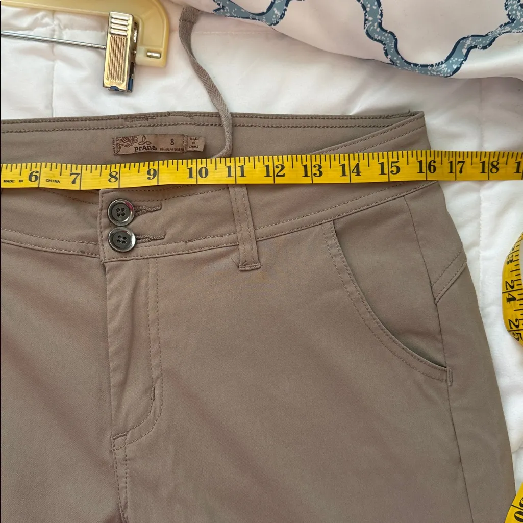Prana Halle Pant, Size 8, Beige - Image 8