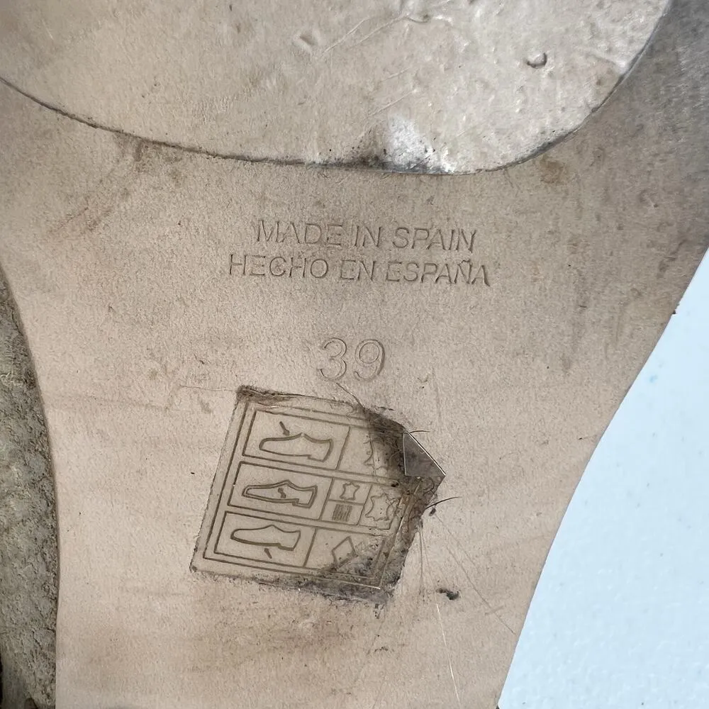 Free People Mules 39 At Ease 2.0 Loafer Suede Embossed Leather Cafe Beige Womens - Image 14