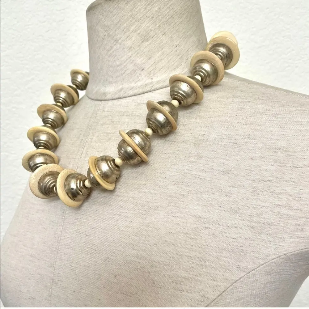 India tribal silver necklace - Image 3