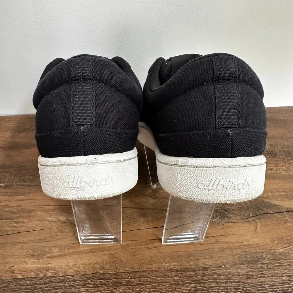 Allbirds Women's 6 Plant Pacer Canvas Black White Low Top Sneaker Shoes - Image 4