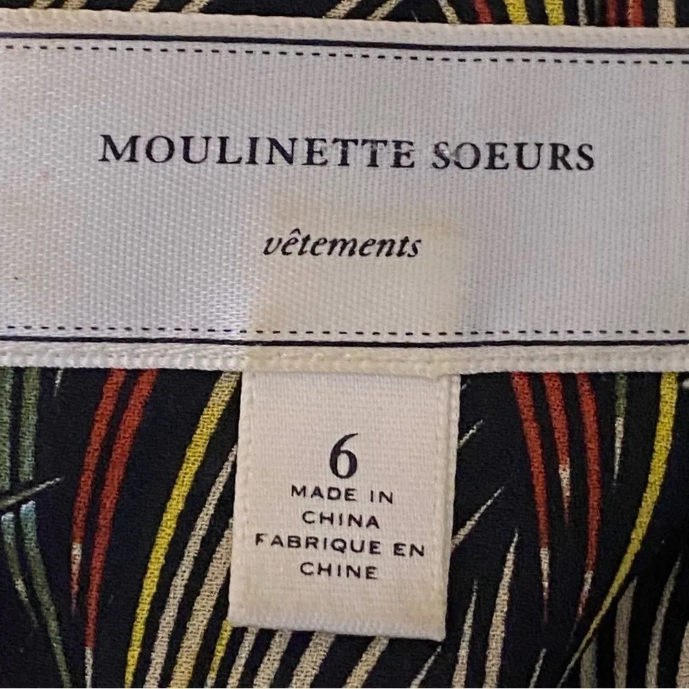 MOULINETTE SOEURS/ANTHROPOLOGIE “Silk Feather Dress” in 100% Silk. Size 6. EUC - Image 13