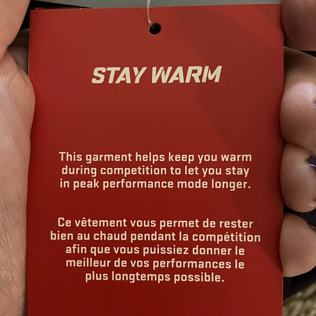 NWT Nike Pro Dri-Fit Hyperwarm Series Polka Dot Leggings, Large - Image 8