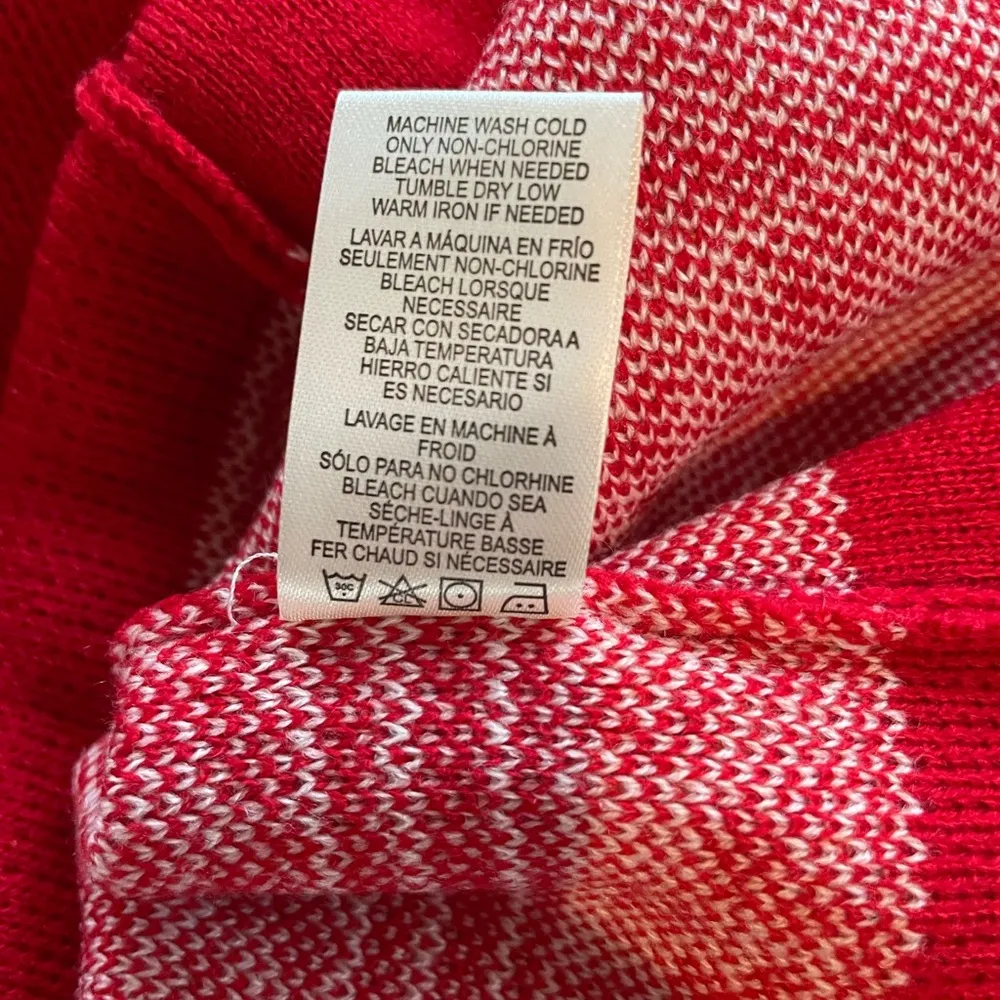 Simply Noelle Hooded Wrap Cardigan Swiss Alps Red One Size Fits Most - Image 6