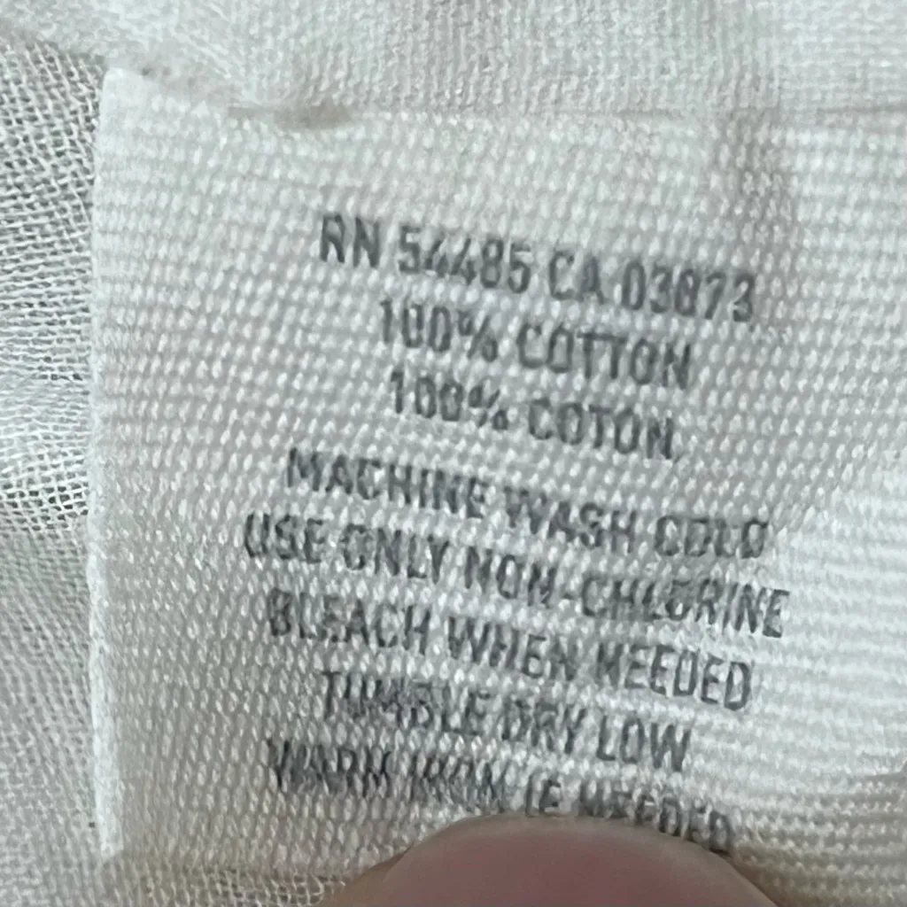 Aerie White Layered Tunic Blouse Women’s L Boho Fairy Cottagecore Coquette - Image 8