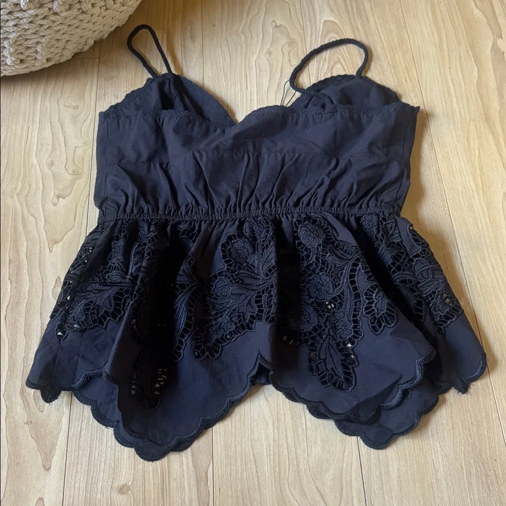 Tularosa  Mina Top in Black - Image 3