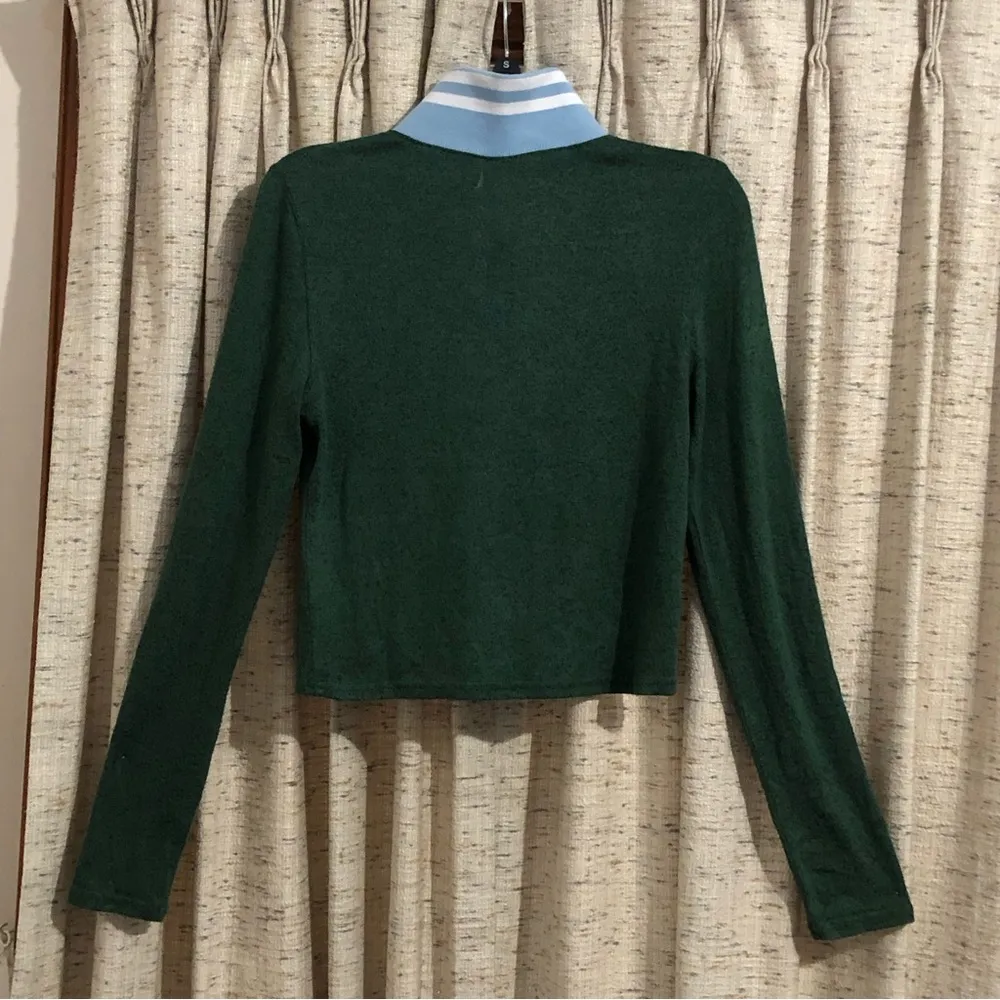 Urban Outfitters Out From Under for  Cropped Half Zip Long Sleeve Top - Image 6