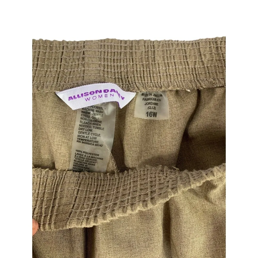 Allison Daley Women's Taupe Dress Pants - Image 3