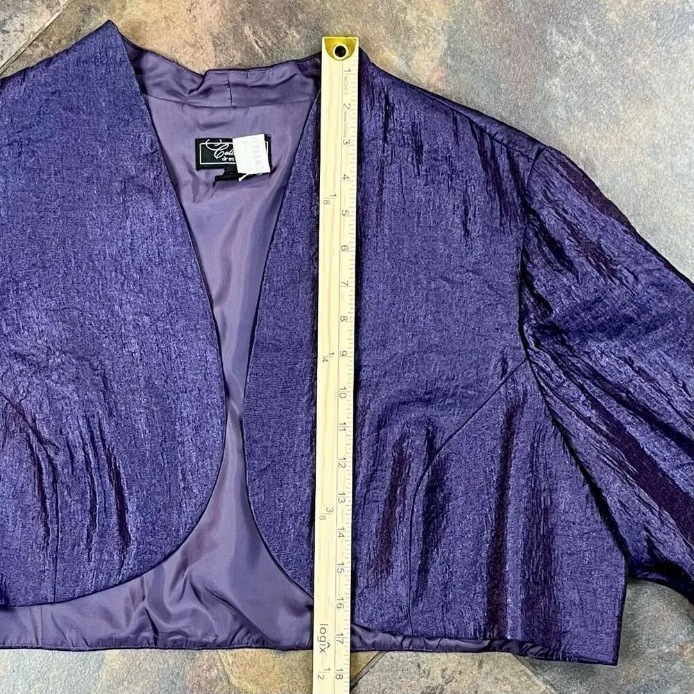 Dressbarn Collections Purple Evening Gown Formal Dress 20 - Image 12