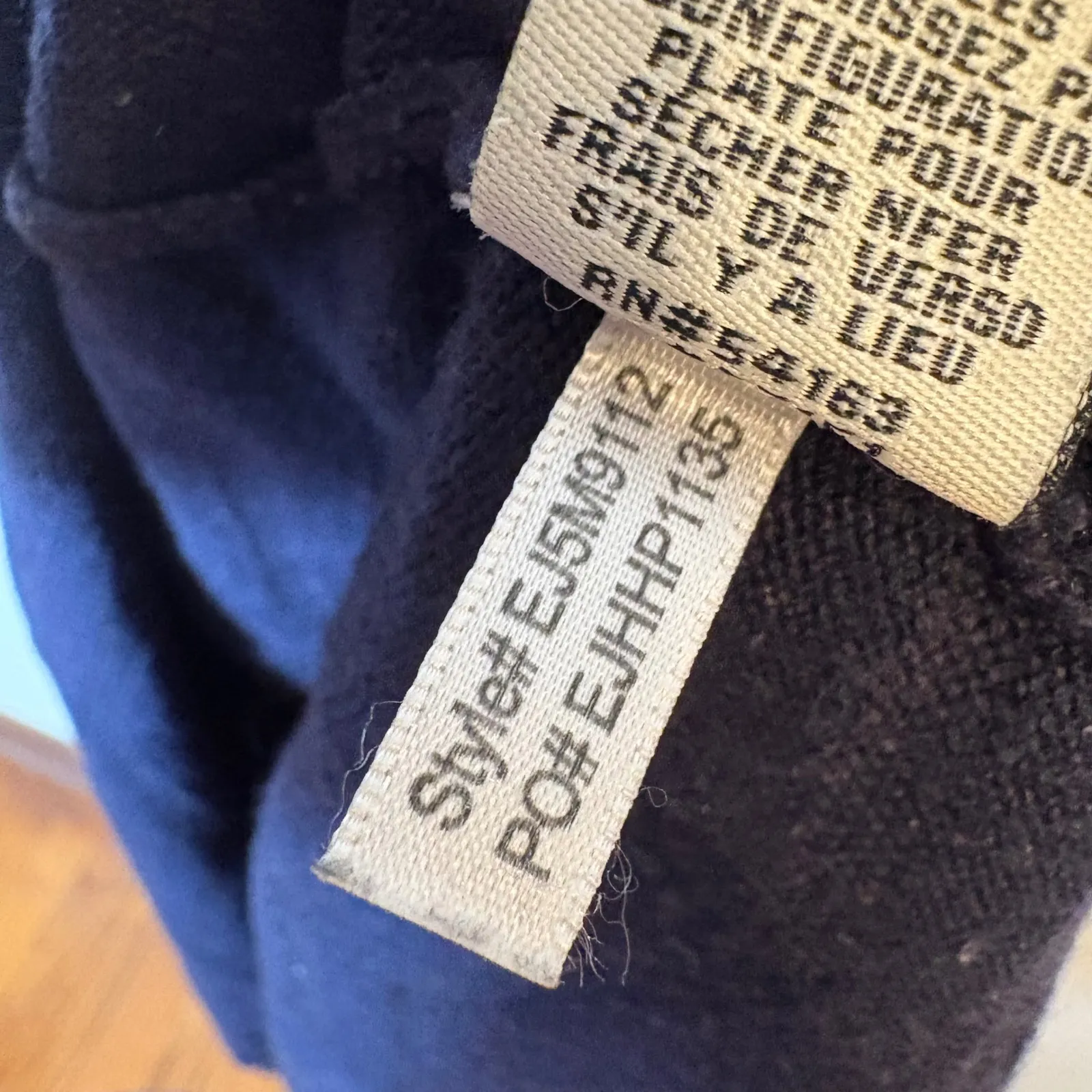 Eliza J‎ Navy Long Sleeve Fit & Flare Sweater Dress Size Medium - Image 6