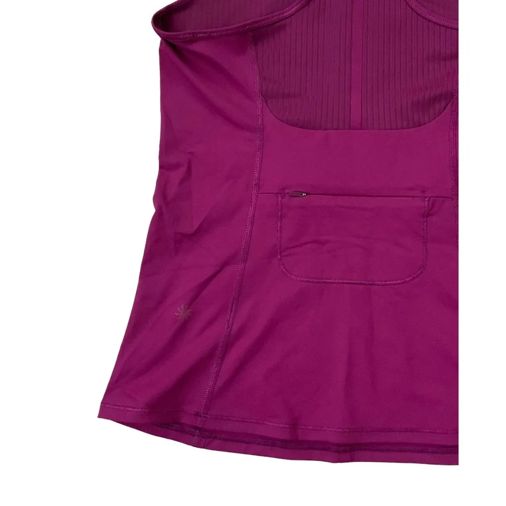 Athleta Plum Sporty Racerback Activewear Tank Top Women Size S | 48-43 - Image 4