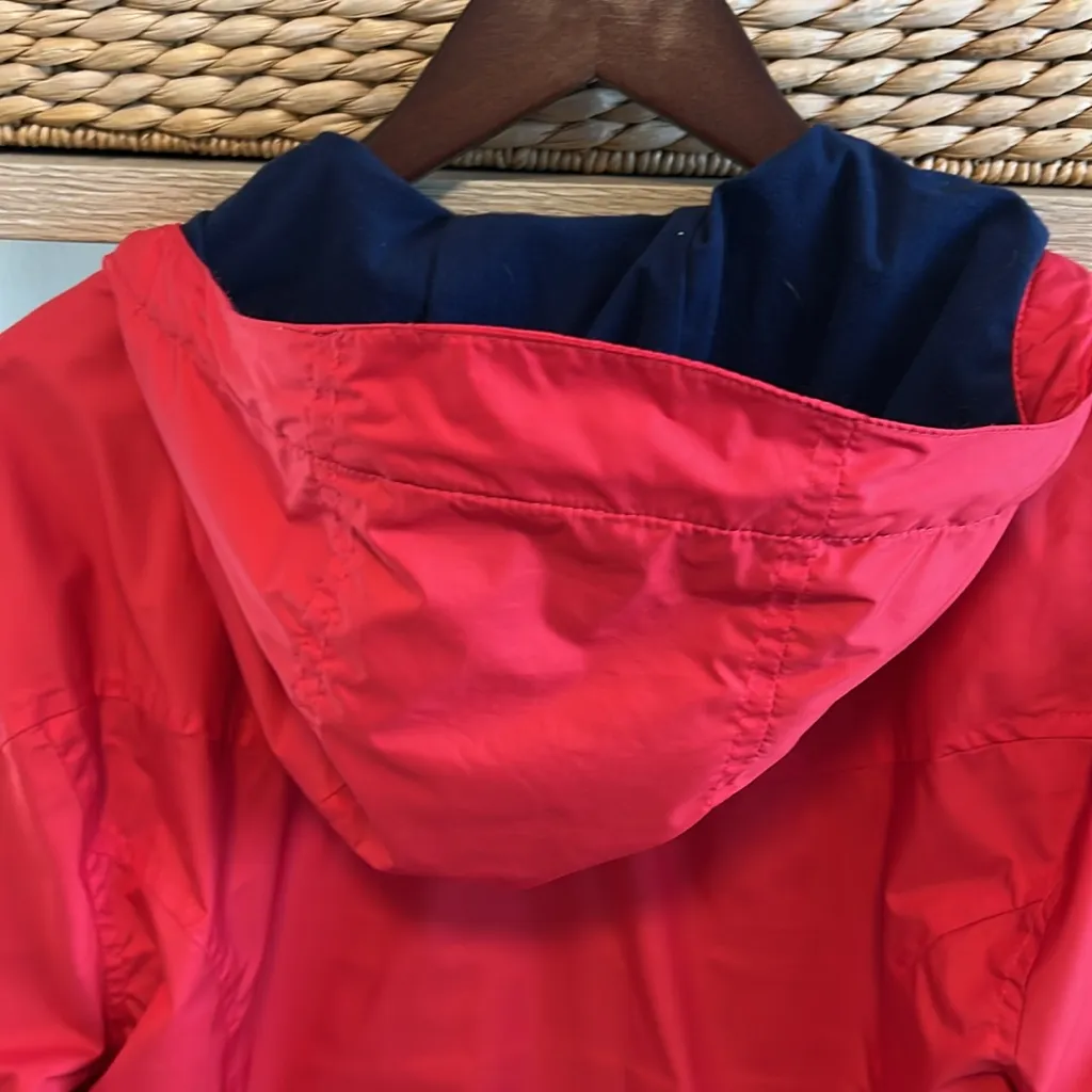 L.L. Bean Spring/Rain Hooded Coat Jacket, Medium - Image 9