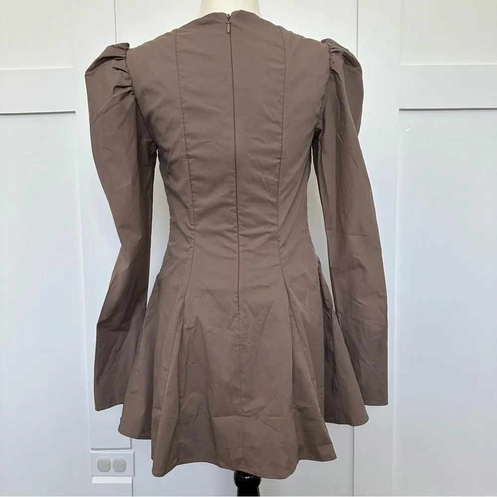 House of CB Carlina Mocha Mini Dress - Image 5