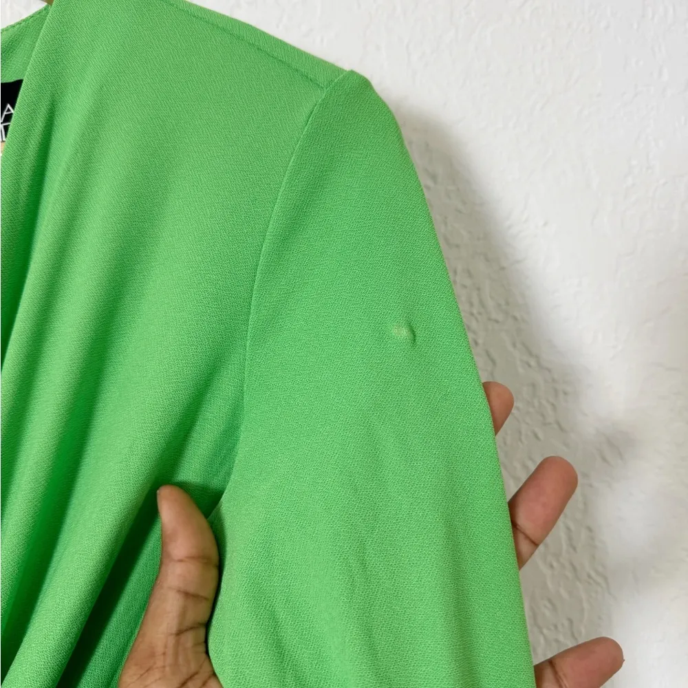 The Lorena Midi Dress in Bright Green - Image 11