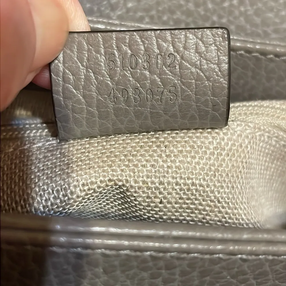 Gucci Interlocking Top Handle Bag in Grey - Image 14