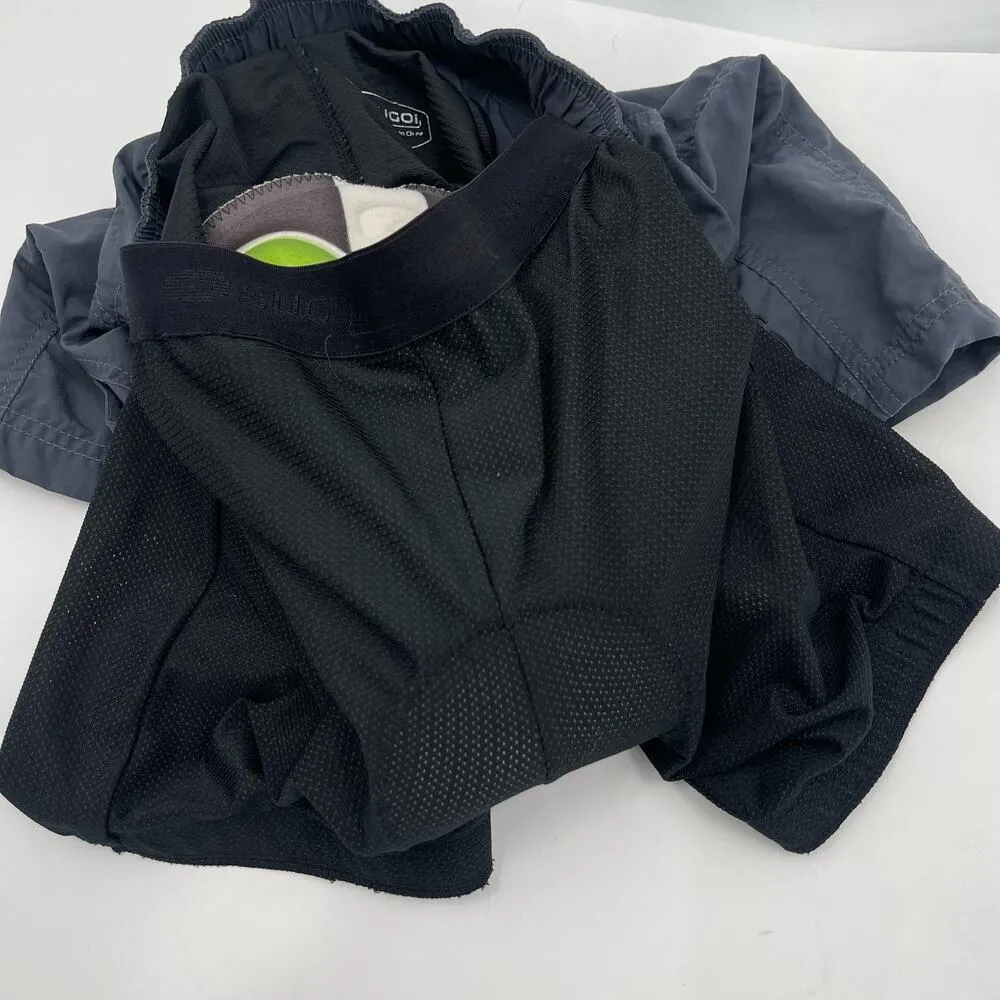 SUGOI Cycling Devote Shorts SZ Small Womens Gray Attached Padding Shorts Pull On - Image 7