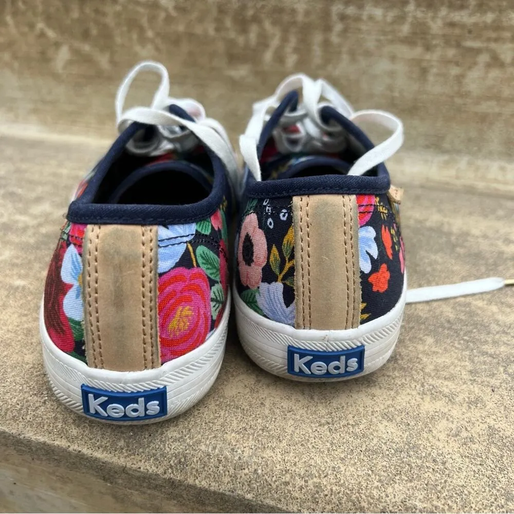 Keds Rifle Paper Company Wild Rose Kickstart Sneakers 7.5 - Image 5