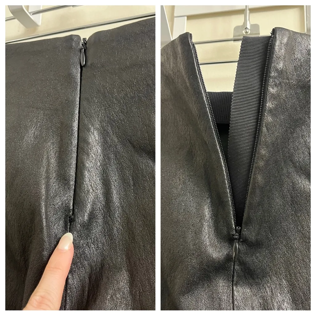 NWT Rag & Bone Simone Leather Pant in Black Size 0 - Image 11