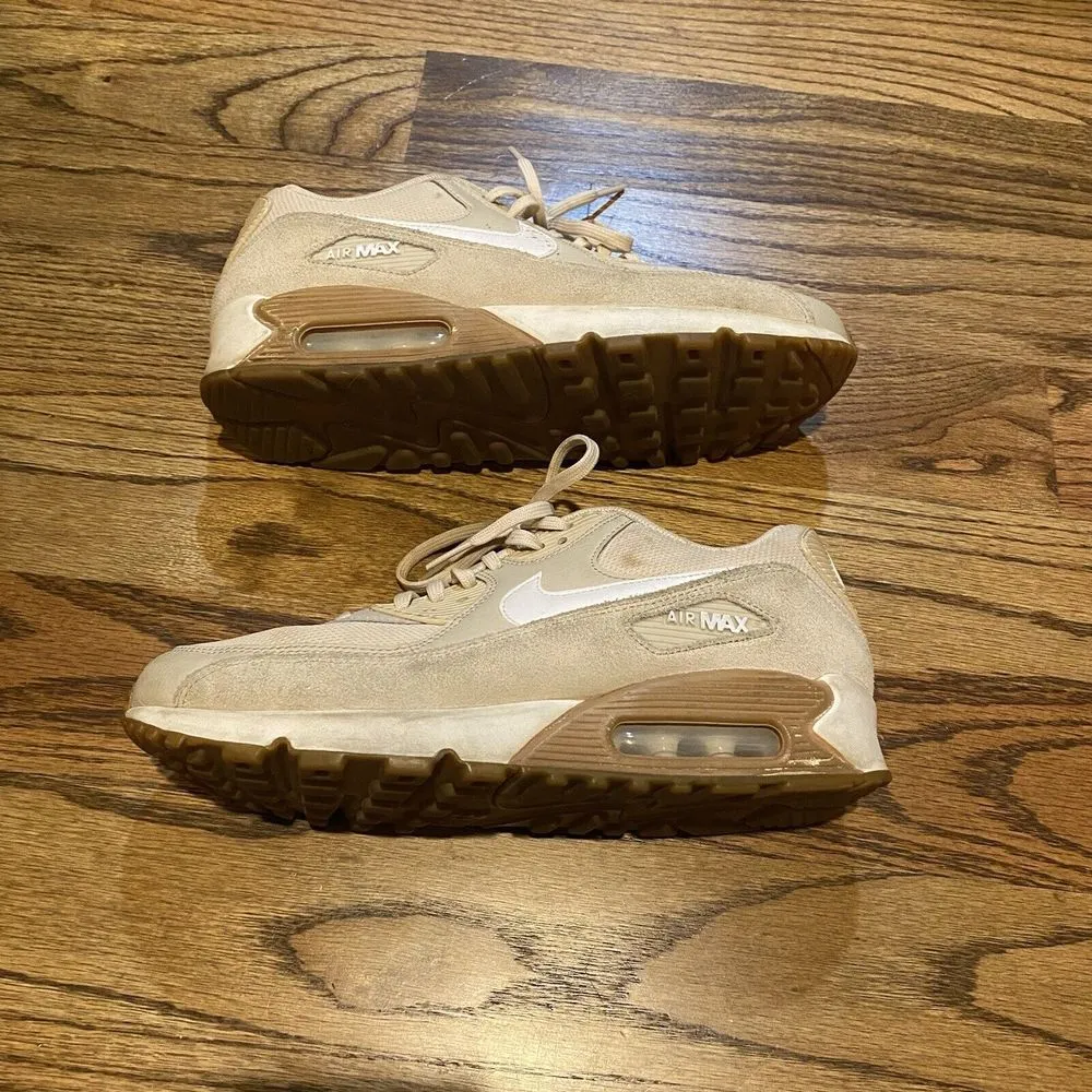 WOMEN Nike Air Max 90‎ Oatmeal AM90 325213 128 GUM Size 9W - Image 6