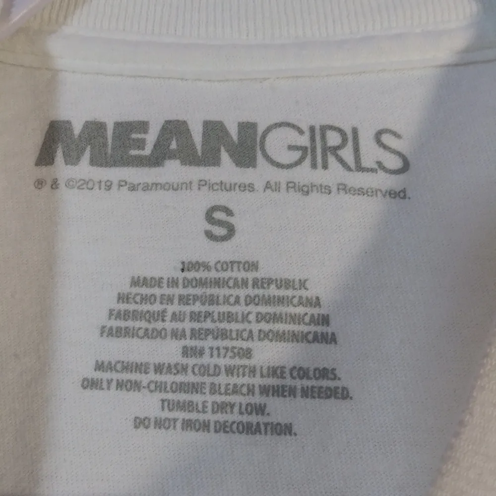 Mean Girls Regina & Cady White Short Sleeve Crew Neck Cotton Tee Size Small - Image 6
