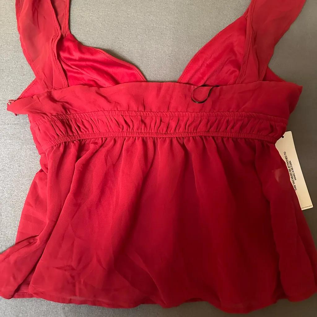 Princess Polly Elysea Top Red - Image 3